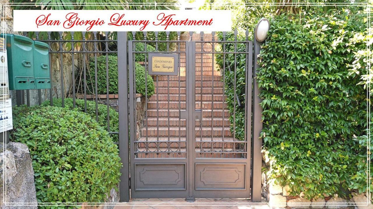 San Giorgio Luxury Apartment Taormina-Panoramic Pool & Parking Space Exterior foto